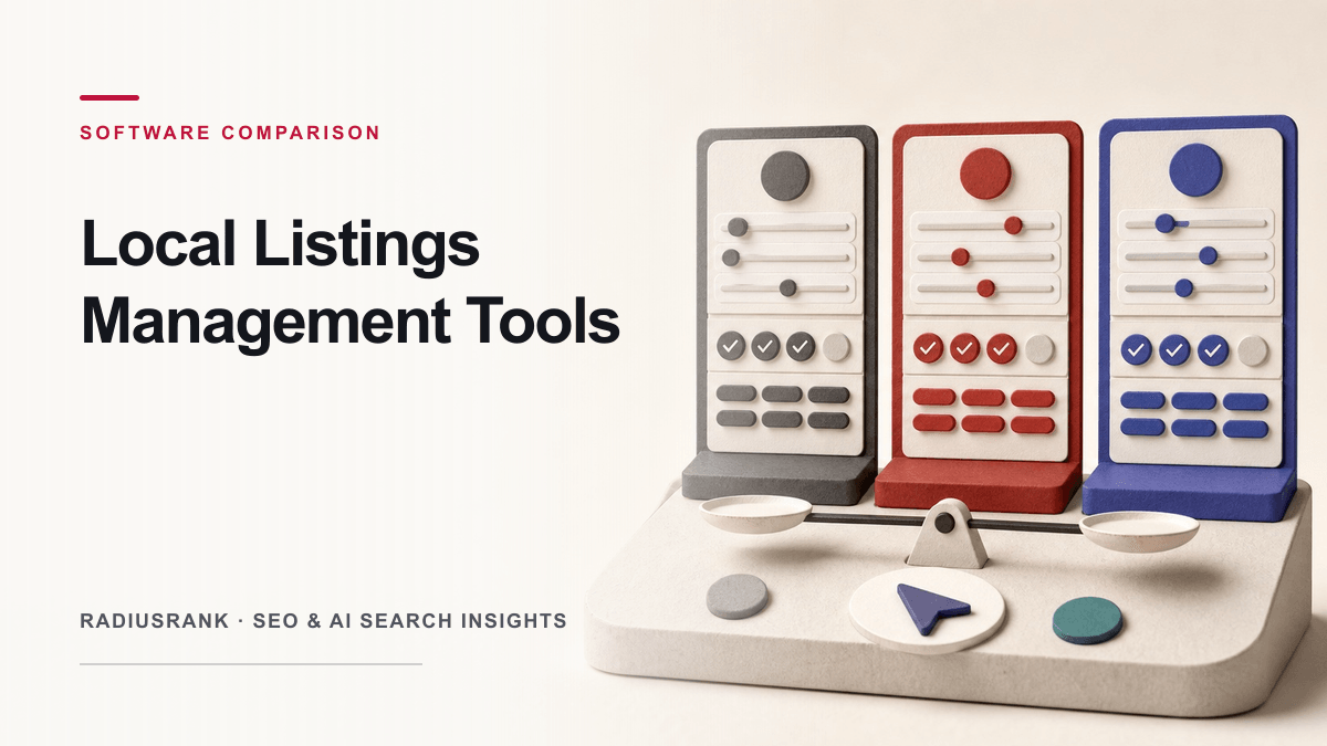 Local Listings Management Tools Comparison